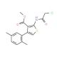 Methyl 2-[(chloroacetyl)amino]-4-(2,5-dimethylphenyl)thiophene-3-carboxylate - chemical structure image
