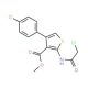 Methyl 2-[(chloroacetyl)amino]-4-(4-chlorophenyl)-thiophene-3-carboxylate - chemical structure image