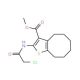 Methyl 2-[(chloroacetyl)amino]-4,5,6,7,8,9-hexahydrocycloocta[b]thiophene-3-carboxylate - chemical structure image