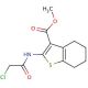 Methyl 2-[(chloroacetyl)amino]-4,5,6,7-tetrahydro-1-benzothiophene-3-carboxylate - chemical structure image