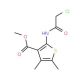 Methyl 2-[(chloroacetyl)amino]-4,5-dimethylthiophene-3-carboxylate - chemical structure image