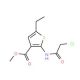 Methyl 2-[(chloroacetyl)amino]-5-ethylthiophene-3-carboxylate - chemical structure image