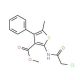 Methyl 2-[(chloroacetyl)amino]-5-methyl-4-phenylthiophene-3-carboxylate - chemical structure image