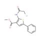 Methyl 2-[(chloroacetyl)amino]-5-phenylthiophene-3-carboxylate - chemical structure image