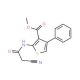Methyl 2-[(cyanoacetyl)amino]-4-phenylthiophene-3-carboxylate - chemical structure image