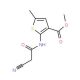 Methyl 2-[(cyanoacetyl)amino]-5-methylthiophene-3-carboxylate - chemical structure image
