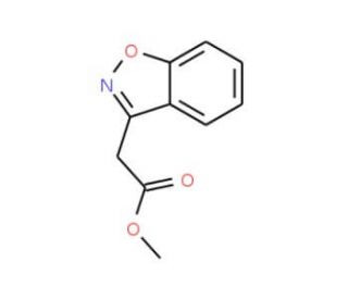 Methyl 2-(1,2-benzisoxazol-3-yl)acetate (CAS 59899-89-7) - chemical structure image