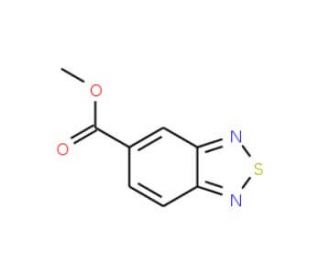 Methyl 2,1,3-benzothiadiazole-5-carboxylate (CAS 175204-21-4) - chemical structure image