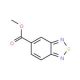 Methyl 2,1,3-benzothiadiazole-5-carboxylate (CAS 175204-21-4) - chemical structure image