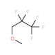 Methyl 2,2,3,3,3-pentafluoropropyl ether (CAS 378-16-5) - chemical structure image