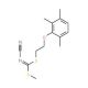 Methyl [2-(2,3,6-trimethylphenoxy)ethyl]-cyanocarbonimidodithioate - chemical structure image
