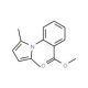 Methyl 2-(2,5-dimethyl-1H-pyrrol-1-yl)-benzenecarboxylate (CAS 83935-44-8) - chemical structure image