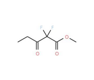 Methyl 2,2-difluoropropionylacetate (CAS 196202-01-4) - chemical structure image