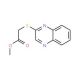 Methyl 2-(2-quinoxalinylsulfanyl)acetate (CAS 55338-14-2) - chemical structure image
