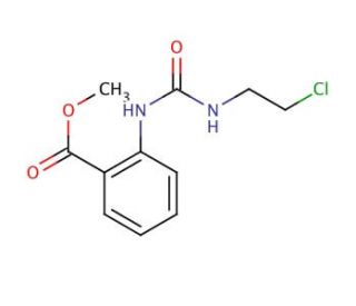 Methyl 2-[3-(2-chloroethyl)ureido]benzoate (CAS 77093-92-6) - chemical structure image
