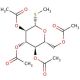 Methyl 2,3,4,6-tetra-O-acetyl-β-D-thioglucopyranoside (CAS 13350-45-3) - chemical structure image