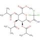 Methyl 2,3,4-Tri-O-isobutyryl-1-O-trichloroacetimidoyl-α-D-glucopyranuronate (CAS 150607-96-8) - chemical structure image