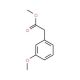 methyl 2-(3-methoxyphenyl)acetate (CAS 18927-05-4) - chemical structure image