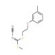 Methyl [2-(3-methylphenoxy)ethyl]-cyanocarbonimidodithioate - chemical structure image