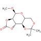 Methyl 2,3-O-Carbonyl-4,6-O-isopropylidene-α-D-mannopyranoside (CAS 74948-73-5) - chemical structure image