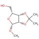 Methyl 2,3-O-Isopropylidene-β-D-ribofuranoside (CAS 4099-85-8) - chemical structure image