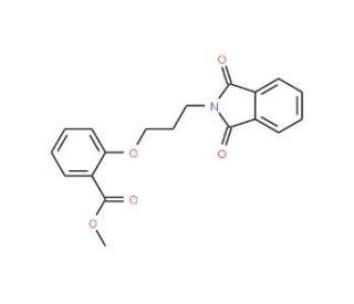 Methyl 2-(3-phthalimidopropoxy)benzoate (CAS 115149-46-7) - chemical structure image