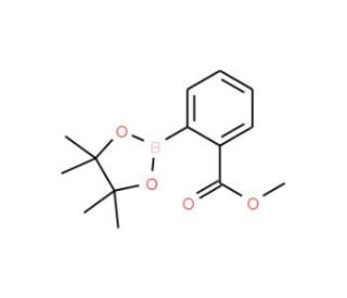 Methyl 2-(4,4,5,5-tetramethyl-1,3,2-dioxaborolan-2-yl)benzoate (CAS 653589-95-8) - chemical structure image