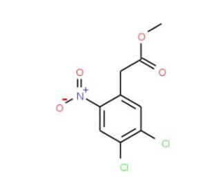 Methyl 2-(4,5-dichloro-2-nitrophenyl)acetate (CAS 286949-63-1) - chemical structure image