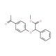 Methyl 2-(4-acetylphenoxy)-2-phenylacetate (CAS 885949-39-3) - chemical structure image