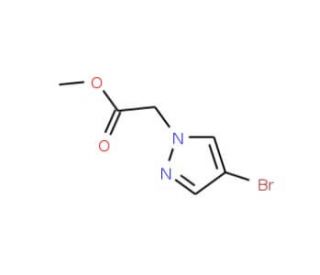 Methyl 2-(4-bromo-1H-pyrazol-1-yl)acetate (CAS 1072944-71-8) - chemical structure image