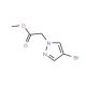 Methyl 2-(4-bromo-1H-pyrazol-1-yl)acetate (CAS 1072944-71-8) - chemical structure image
