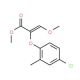 Methyl 2-(4-chloro-2-methylphenoxy)-3-methoxyacrylate - chemical structure image