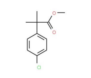 Methyl 2-(4-chlorophenyl)-2-methylpropanoate (CAS 57225-86-2) - chemical structure image