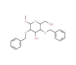 Methyl 2,4-Di-O-benzyl-&alpha;-D-mannopyranoside (CAS 67381-29-7) - chemical structure image
