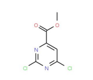 Methyl 2,4-dichloropyrimidine-6-carboxylate (CAS 6299-85-0) - chemical structure image