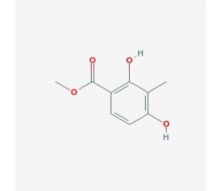methyl 2,4-dihydroxy-3-methylbenzoate (CAS 33662-58-7) - chemical structure image
