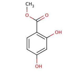 Methyl 2,4-dihydroxybenzoate (CAS 2150-47-2) - chemical structure image