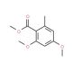 Methyl 2,4-dimethoxy-6-methylbenzoate (CAS 6110-37-8) - chemical structure image