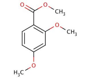 Methyl 2,4-dimethoxybenzoate (CAS 2150-41-6) - chemical structure image