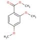Methyl 2,4-dimethoxybenzoate (CAS 2150-41-6) - chemical structure image