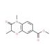 Methyl 2,4-dimethyl-3-oxo-3,4-dihydro-2H-1,4-benzoxazine-7-carboxylate - chemical structure image