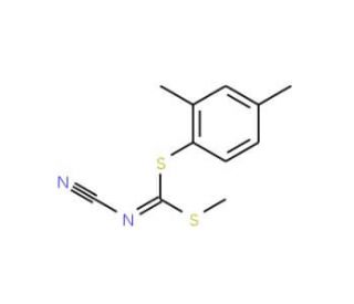 Methyl (2,4-dimethylphenyl) cyanocarbonimido-dithioate - chemical structure image
