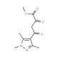 methyl 2,4-dioxo-4-(1,3,5-trimethyl-1H-pyrazol-4-yl)butanoate (CAS 890624-48-3) - chemical structure image