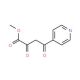 methyl 2,4-dioxo-4-pyridin-4-ylbutanoate (CAS 374063-91-9) - chemical structure image