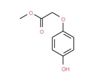 Methyl 2-(4-hydroxyphenoxy)acetate (CAS 70067-75-3) - chemical structure image