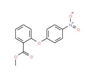Methyl 2-(4-nitrophenoxy)benzenecarboxylate (CAS 212189-50-9) - chemical structure image
