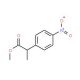 Methyl 2-(4-nitrophenyl)propanoate (CAS 50415-69-5) - chemical structure image