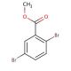 Methyl 2,5-dibromobenzoate (CAS 57381-43-8) - chemical structure image