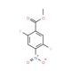 Methyl 2,5-difluoro-4-nitrobenzenecarboxylate (CAS 924868-81-5) - chemical structure image