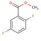 Methyl 2,5-difluorobenzoate (CAS 362601-90-9) - chemical structure image